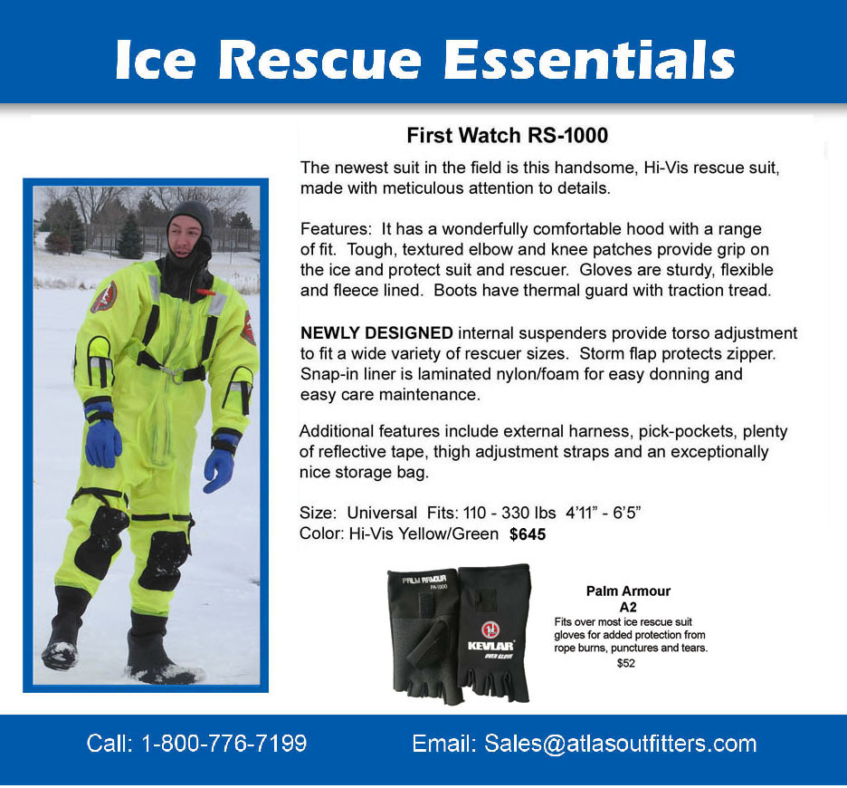 First Watch RS-1000 ice rescue suit