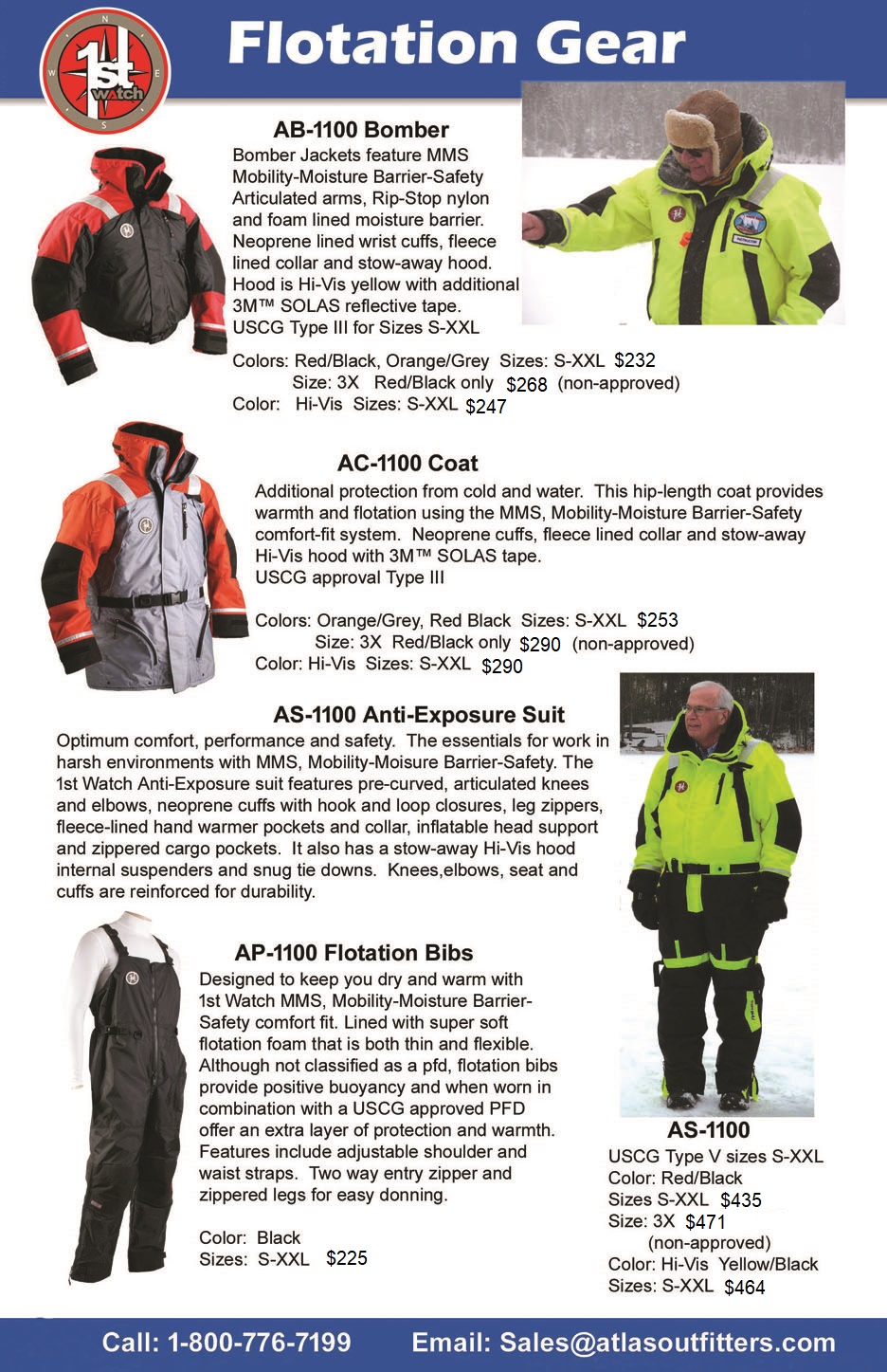 First Watch flotation gear